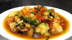 Хит овощного сезона! Вкуснейшее Грузинское блюдо 1 из баклажан - აჯაფსანდალი «Аджапсанадали»