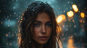 August was greeted by rain