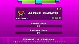 GEOMETRY DASH С РАВНОМЕРНО РАЗДЕЛËНЫМИ ОБЪЕКТАМИ