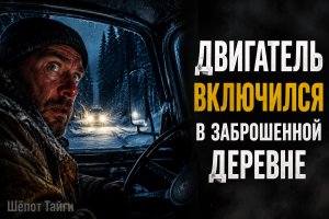 В заброшенной деревне ночью завёлся чужой двигатель