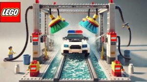 Автомобиль Lego Technic: Я построил автомойку из конструктора Lego 🚗