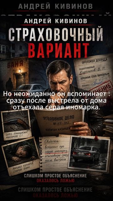 Андрей Кивинов  Страховочный вариант    #детектив #аудиокнига #слушатьаудиокнигу