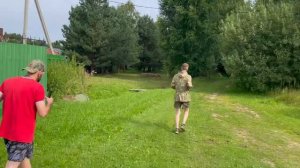 Барма, Локи и Рэйвен на пробежке.  В здоровом теле - здоровый дух, только личным примером.