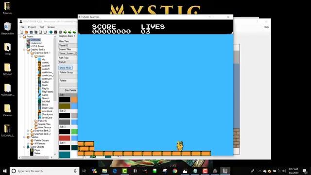 NESmaker Platformer Part 2 (scrolling Platformer)