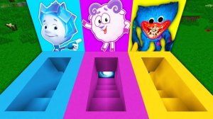 ВЫБЕРИ ПРАВИЛЬНЫЙ ПОДВАЛ НОЛИК БАРАШ ХАГГИ ВАГГИ ФИКСИКИ СМЕШАРИКИ POPPY PLAYTIME В МАЙНКРАФТ