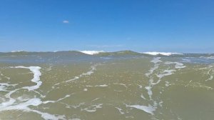 шторм на Азовском море, станица Голубицкая.
