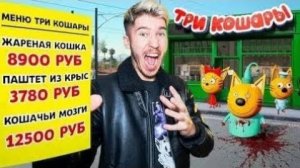 ЗАКАЗАЛ ЕДУ В РЕСТОРАНЕ ТРИ КОШАРЫ! Три Кошары в реальной жизни! Потусторонние