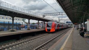 «С днём железнодорожника!» Электропоезд ЭС2Г-111 «Ласточка» станция МЦК Локомотив 8.07.2026