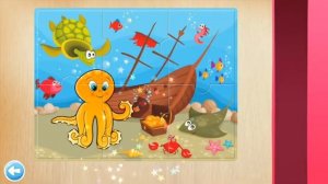 Развивающий мультик пазл для детей - собери животных