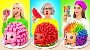 Кулинарный Челлендж# Я против Бабушки # Вкусные Рецепты с Едой