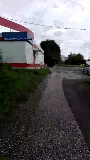 на прогулке