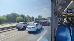 Поездка на автобусе ЛиАЗ 5292 борт 6191014 по маршруту 640