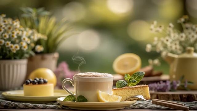 Расслабляющий Bossa Nova и кофе.