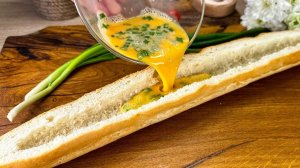 Что приготовить на завтрак 🍽️ Два простых рецепта горячих бутербродов с сыром, ветчиной и овощами