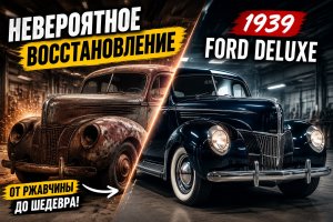 Невероятная реставрация антикварного Ford Deluxe 1939 года