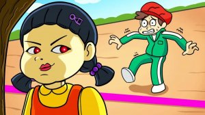 Кальмар Логическая игра | Мультфильмы Анимация