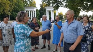 20260802 Частушки барыня под гармонь Жители г Орла поют танцуют орловчане гармошка парк город Орёл