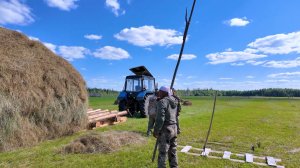Ферма Чаринский 10 серия. Приступили к сенокосу, сенокосные угодья воде.
