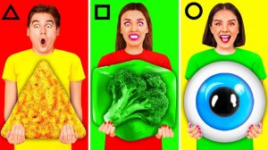 Геометрический Челлендж с Едой # Сумасшедшие Кулинарные Идеи с BooBoom Challenge