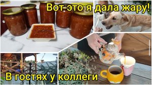 Влоги с ЮГА🌞 Вот это я дала жару! 🤭В гостях у коллеги☕