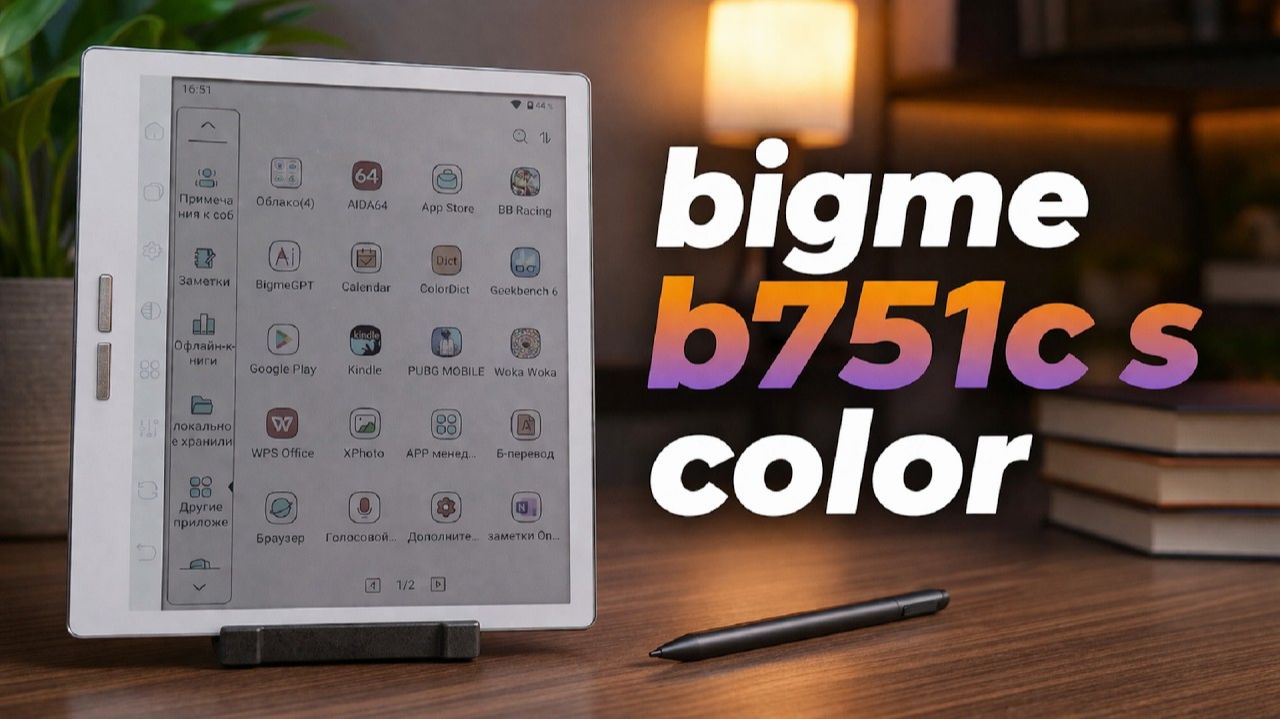 Bigme B751C S Color Обзор бюджетного планшета с E-ink экраном - Лучшая недорогая электронная книга?