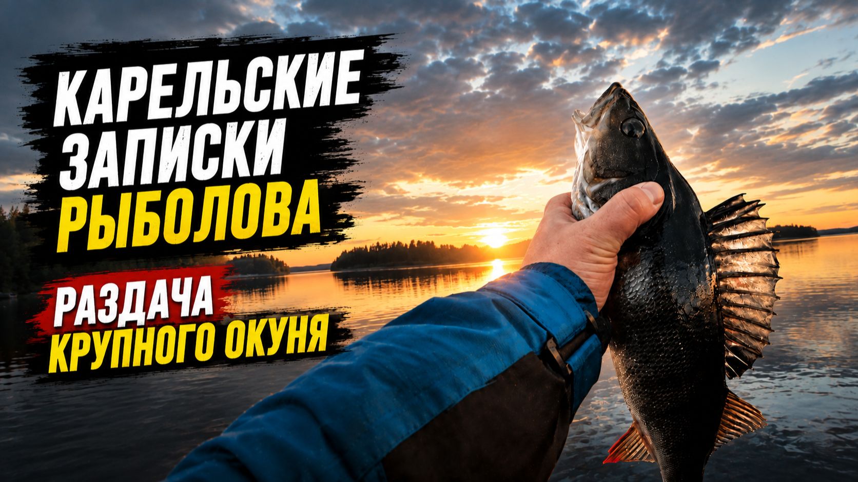 Раздача крупного Окуня .  Август 2026 Карельские записки рыболова.