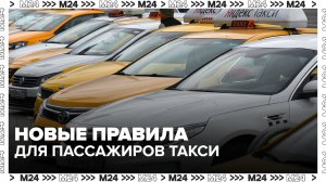 Новые правила вступят в силу для пассажиров такси с 1 сентября - Москва 24
