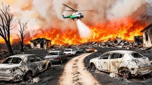 Масштабный пожар в США: Old Trails Fire уничтожает дома в Спокане! Массовая эвакуация!