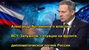 Александр Артамонов о власти в ВСУ, Залужном, ситуации на фронте, дипломатической логике Р