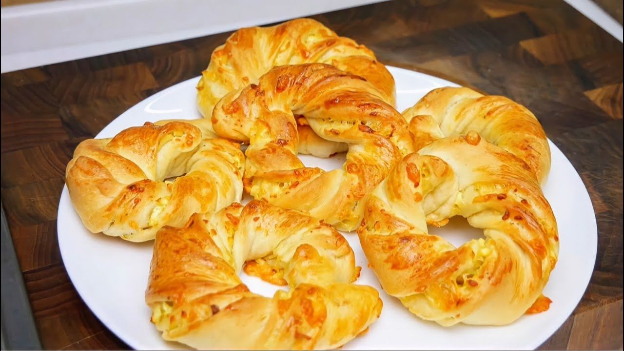 Любимая выпечка. Сырные КОЛЬЦА, цыганка готовит