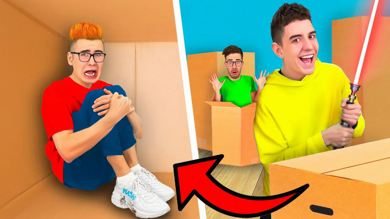 ЭКСТРЕМАЛЬНЫЕ ПРЯТКИ В КОРОБКАХ ЧЕЛЛЕНДЖ !*+З Часть*