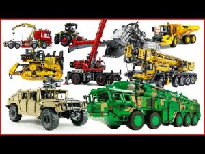 Компиляция: самые большие наборы LEGO Technic всех времён — скоростная сборка для коллекционеров