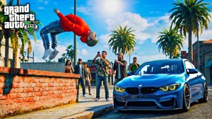 ШКОЛА ПАРКУР ОТ ШКОЛЬНИКА ГАВРИКА ! СДЕЛАЛ САЛЬТО ! - ОТЕЦ И СЫН В GTA 5 ⚡ГАРВИН