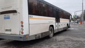 Автобус Лиаз-5250 «ВОЯЖ» следует по маршруту 382(Экспресс)