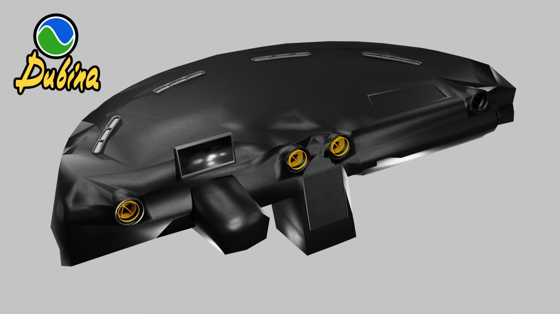 Установка панели приборов на электрический суперкар Evo в 3D-конструкторе Dubina