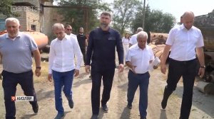 Магомед Рамазанов посетил с рабочей поездкой Кизлярский район