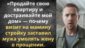 Квартирный капкан хитрой свекрови | Истории из жизни