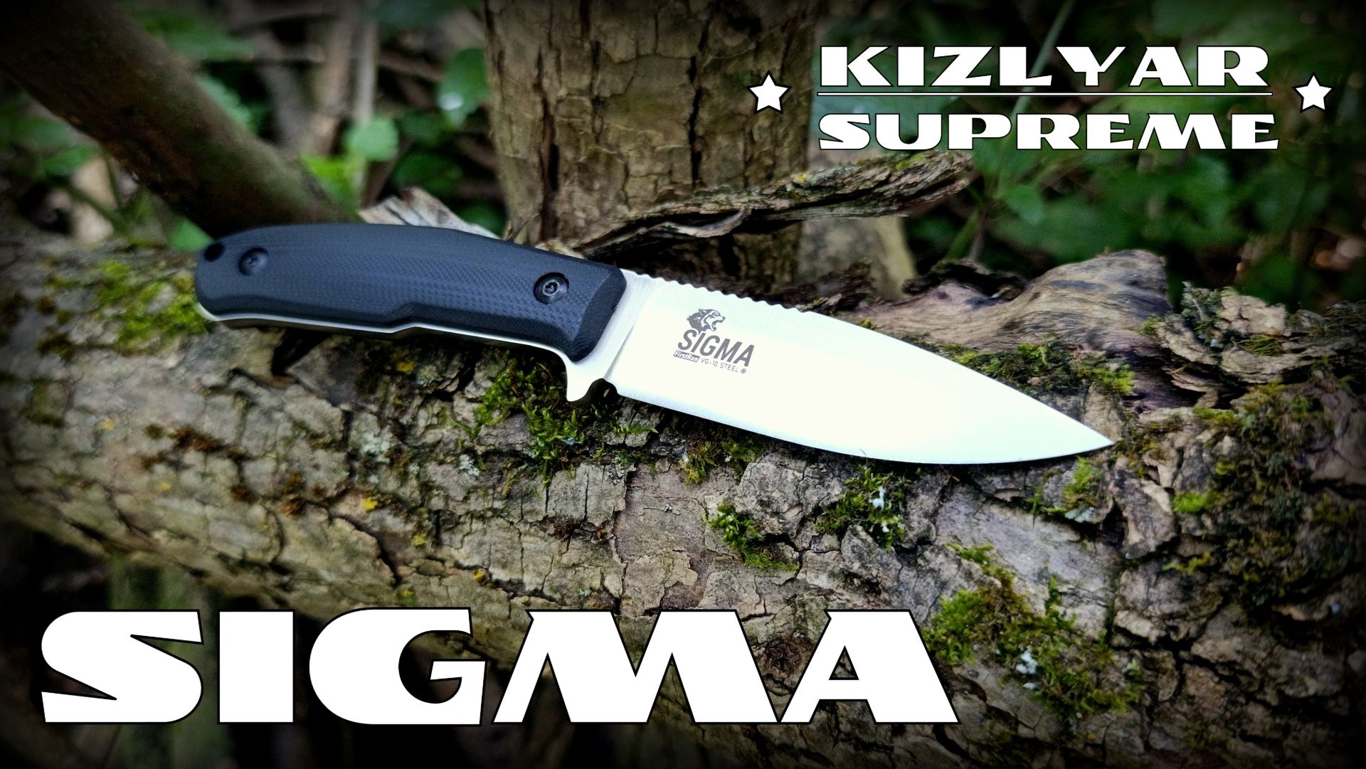 Городской нож-edc SIGMA от фирмы Kizlyar Supreme. Выживание. Тест №333