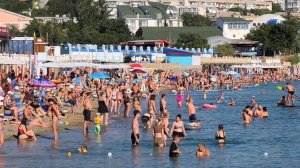 Крым, СЕЗОН 2026 в разгаре! ПЛЯЖИ Орджоникидзе, обстановка сегодня. Тихая бухта.