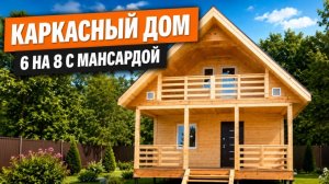 Дом 6х8 с мансардой