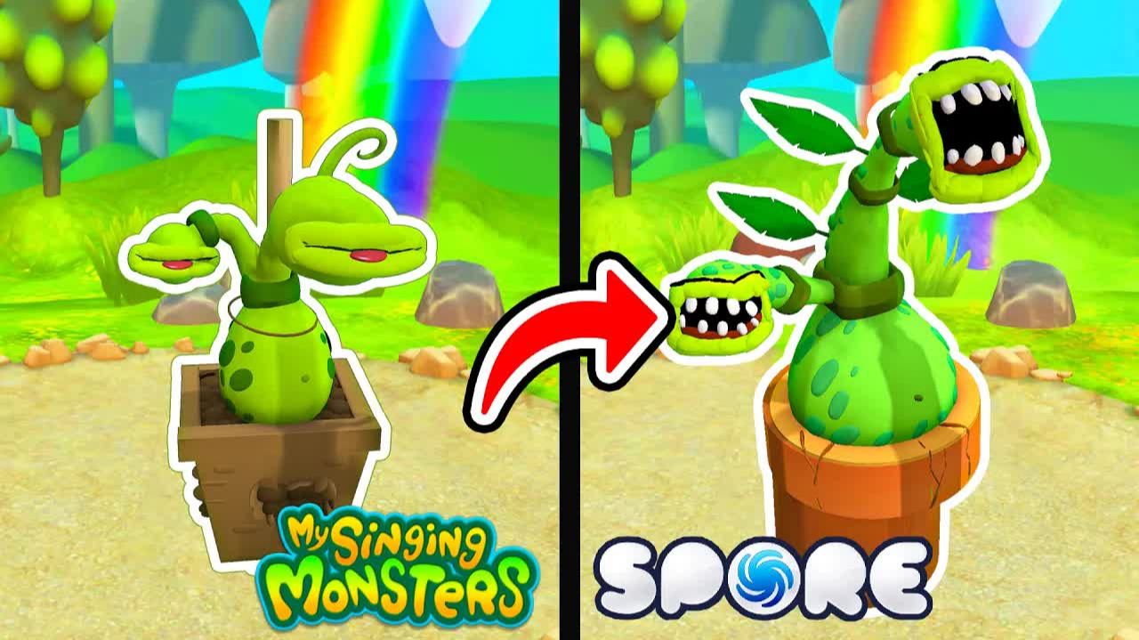 СОЗДАЮ РЕДКОГО ЭПИЧЕСКОГО И МАЛЫША БРЮШКА В SPORE! МОИ ПОЮЩИЕ МОНСТРЫ