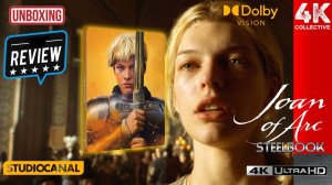 Обзор фильма Люка Бессона «Жанна д'Арк» на Blu-Ray Steelbook (4K UltraHD)
