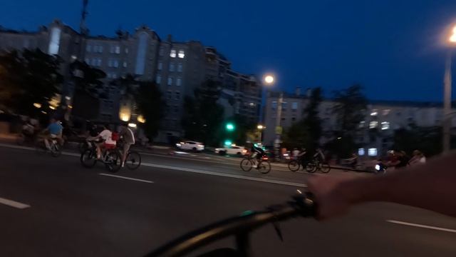 . Москва. Ночной велофестиваль по Садовому кольцу 01.08.2026