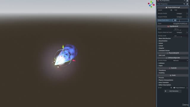 65 - Projectile02: Следы молний
