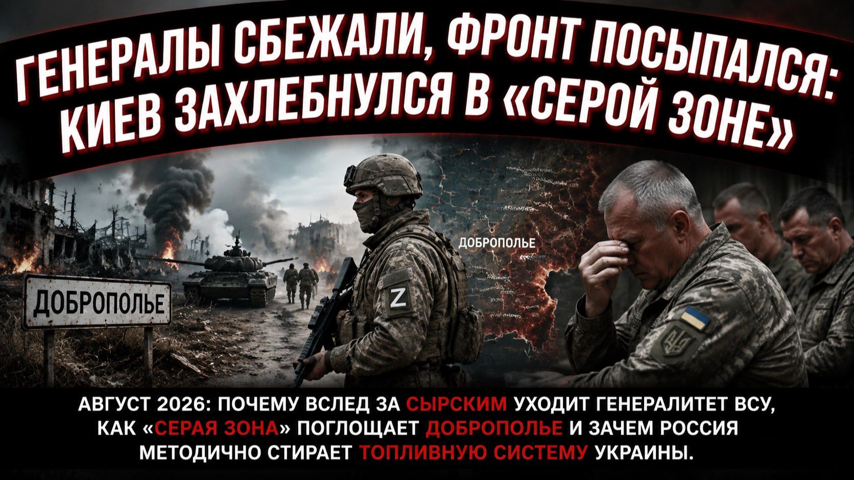 Сырский ушёл, и начался ад: Почему украинская армия теряет километры и командиров
