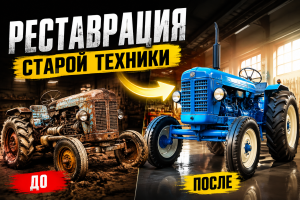 Реставрация старых сельскохозяйственных машин
