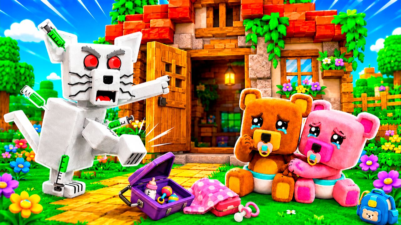 ГИГАНТСКАЯ КРЫСА ВЫГНАЛА ИЗ ДОМА МЕДВЕДЕЙ в СУПЕР МИШКА! Super Bear Adventure