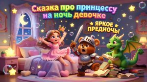 Сказка про принцессу на ночь девочке