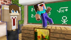 Нуб Школьник танцует на уроке в Майнкрафт ! Школа Нубов в MInecraft Сериал 1 серия !