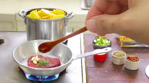 Миниатюрная кулинария: готовим картофель с говядиной